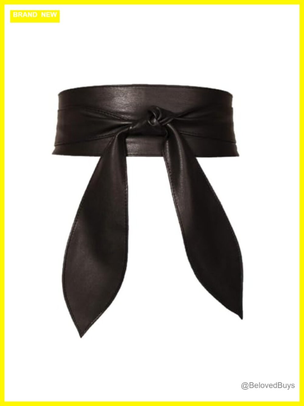 Womens Faux Leather Wrap Wide Obi Belt Tie Waist Dress Belt